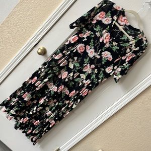 Vintage 90s Xotica floral dress